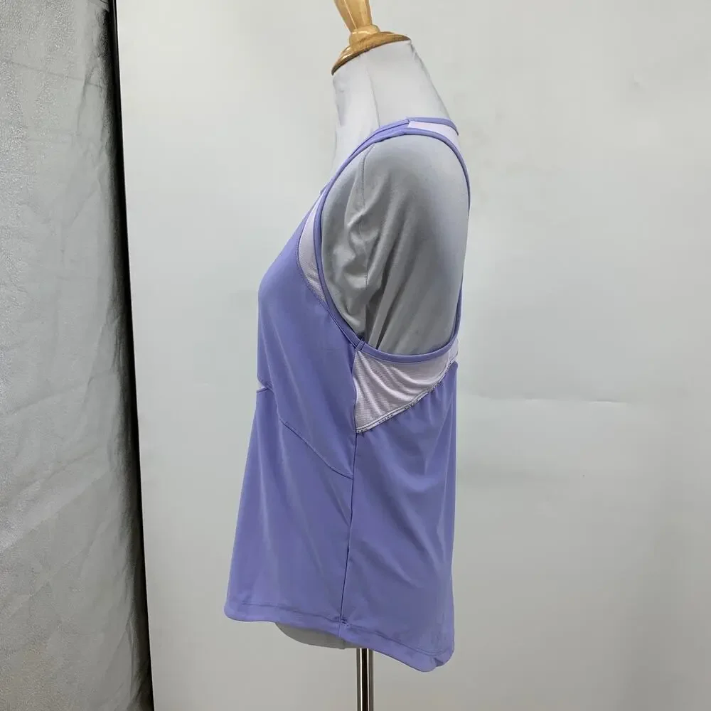 Nike Tank Top Women S Small Dri Fit Air Running Performance Semi Oval Mesh Panel
